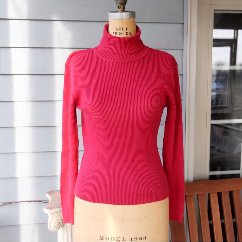 Liz Claiborne Cotton Turtleneck